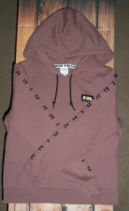 VICTORIA'S SECRET PINK BROWN PULLOVER HOODIE SWEATSHIRT WOMENS SIZE LARGE - Picture 1 of 2