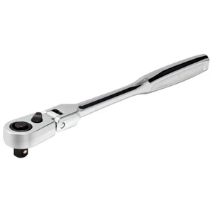 Trinquete de cabeza flexible Powerbuilt de 1/4 de pulgada Drive 72 dientes Pro Tech de 7 pulgadas de largo alcance - Imagen 1 de 7