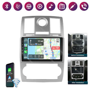 Android 12.0 Apple CarPlay Car Stereo Radio GPS Navi For Chrysler 300C 2004-2007