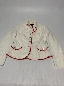 Versus Gianni Versace Blazer Jacket White 28/42 Women's A50 - Picture 1 of 6