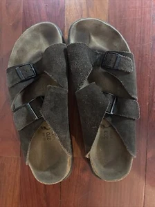 Gebrauchte BETULA SANDALEN von Birkenstock • 42EU; 11L; 9M • hellbraunes Wildleder - Bild 1 von 4