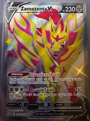 Zamazenta V (Shiny) SWSH293 SWSH: Sword & Shield Promo Cards Holo - Image 1 of 4