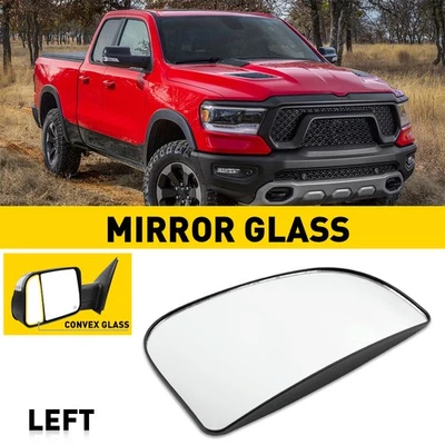 Espejos retrovisores de remolque izquierdos para camioneta Dodge Ram 1500 2500 3500 4500 5500 2010-2018 Power T Foto 1 de 4