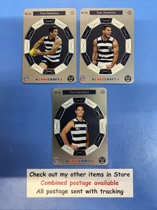 2023 AFL Teamcoach Card Craft Tom Hawkins Geelong Cats CC-13 X 3 Card Set - Picture 1 of 1
