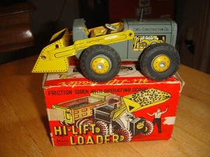 Vintage Line Mar Toys Japan Friction Metal Hi-Lift Loader in OVP! Ansehen! - Bild 1 von 7