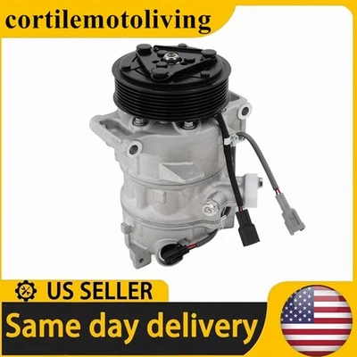 Compresor de aire acondicionado EE. UU. para Infiniti Q50 3,7 L - 2014 a 18 / Infiniti Q60 3,0 L - 2017 Foto 1 de 4