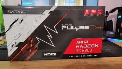 Sapphire Pulse AMD Radeon RX 6800 Gaming OC 16GB GDDR6 – Excellent Condition - Image 1 of 4