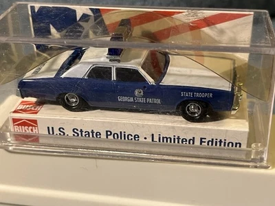 Busch HO 1/87 scale Plymouth Fury "Georgia State Police" Car  NIB - Image 1 of 4