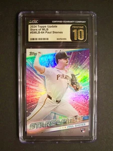 Topps Stars 2024 #SMLB-64 PAUL SKENES (CGC PRÍSTINE 10 / Pirates) RC - ¡GUAU! L@@K - Imagen 1 de 2