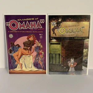 Complete Set Images of Omaha 1-2 Kitchen Sink Comix - Picture 1 of 4