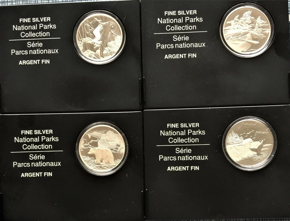 Canada - National Park Series - $20, 4 coins: North Pacific Rim, Mingan, Georgia - Image 1 of 1