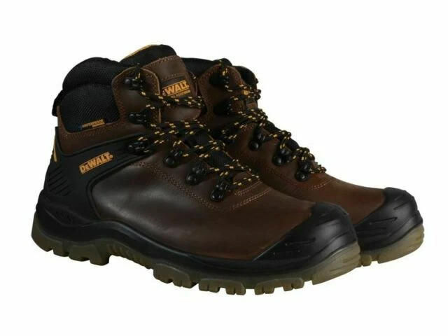 DEWALT Newark S3 Waterproof Safety Hiker Boots, UK 8 Size - Brown