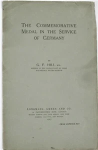 WW I German Medals 1917 Book - The Commemorative Medal in the Service of Germany - Picture 1 of 4