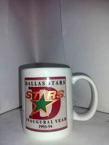 Rare Collectible A Dallas Stars Coffee Mug Inaugural Year 1993-94 12 Fl Oz Cover