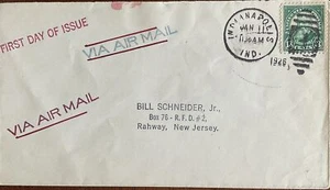 Rubber Stamped FDC 622 Benjamin Harrison Indianapolis, Indiana - Picture 1 of 2