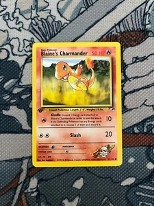 Blaine's Charmander 1st Edition Gym Challenge 61/132 Pokemon 2000 WOTC - Picture 1 of 2