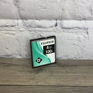 Genuine Fujifilm 4GB Compact Flash CF Memory Card Super Fast 100x - Picture 1 of 3