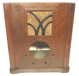 vIntage MONTGOMERY WARD 62-177 LÁPIDA parte: CARCASA DE MADERA Y TELA DE PARRILLA - Imagen 1 de 8