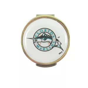 Miami Marlins Golfer Hut Clip mit Golfball Marker - Bild 1 von 2
