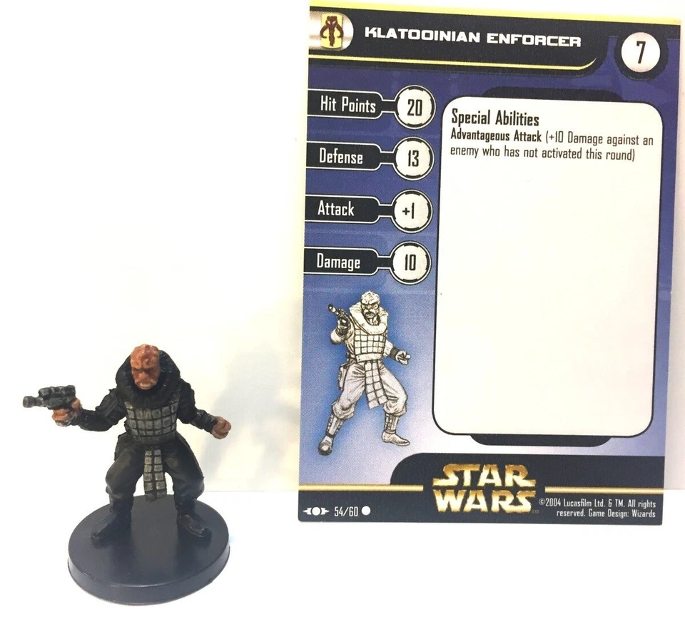 Miniatura Star Wars Clone Strike 54/60 Klatooinian Enforcer (C) Foto 1 de 1
