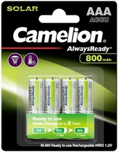8 x Camelion Always Ready Akku AAA Micro HR3 800 mAh 1,2V Ni-MH zb. für Telefon - Picture 1 of 1