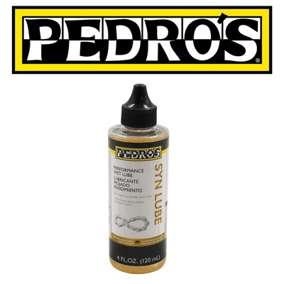 PEDROS 4oz Syn Lube Performance Bike Chain Synthetic Wet Lube - Image 1 of 3