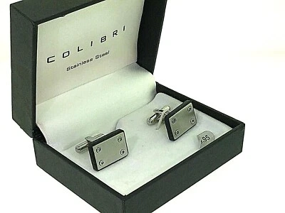 Nuevo Antiguo Stock Colibrí Acero Inoxidable Marco Negro Gemelos Nuevo  Foto 1 de 3