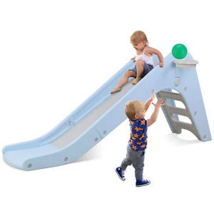 Sturdy Slide for Toddlers, Plastic Kids Slide Climber Indoor Outdoor Playground - Picture 1 of 6