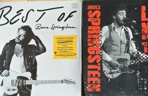 BRUCE SPRINGSTEEN Best Of 2-LP Yellow Vinyl Gate + Live NYC'73 LP Ltd Red Vinyl - Picture 1 of 3