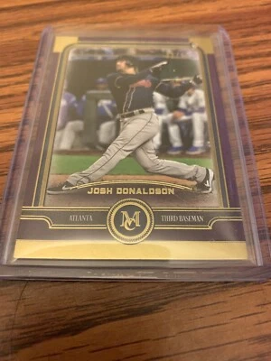 2019 Topps Museum Collection Josh Donaldson Braves Amethyst  SP #d 33/99 Card #7 - Image 1 of 2