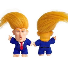 UK~President Donald Trump Collectible Troll Doll Make America Great Again Figure