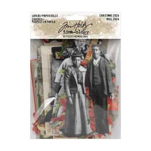NEW Tim Holtz Idea-ology Christmas Layers and Paper Dolls 2024 TH94414 - Picture 1 of 2