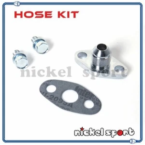 Kit de brida de retorno de drenaje de aceite turbo GT25 GT28 GT30 GT35 para SR20DET Skyline R34 - Imagen 1 de 1