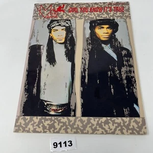 Milli Vanilli Girl You Know It's True - Libro de música para guitarra vocal piano 1989 - Imagen 1 de 13