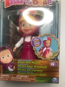 Masha and the Bear, Rainy Day Snap ‘N Fashion Masha Dress-up Sealed - Picture 1 of 4