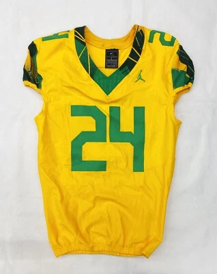 Camiseta deportiva de fútbol americano Nike Jordan Oregon Ducks ventilada para hombre L dorada verde FJ9590 Foto 1 de 2