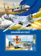 Liberia Znaczki 2022 MNH Ukraińskie Siły Powietrzne Su-25 Su-24 Slava Ukraini