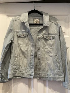 Damen Sonoma That Every Day Jacke Jeansjacke Nadelstreifen Gr. Medium Neu mit Etikett - Bild 1 von 6