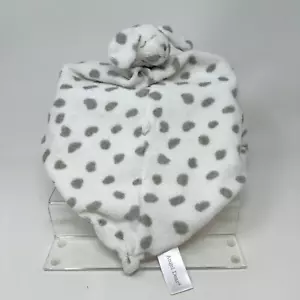 Angel Dear Dalmatian Puppy Dog Plush Lovey Security Blanket Knotted Gray Spots - Picture 1 of 8