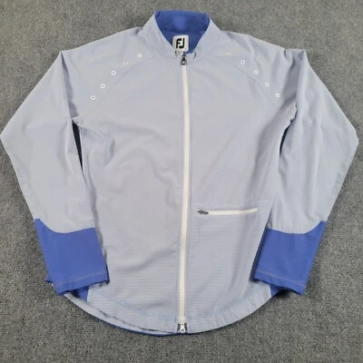 Jaqueta feminina FOOTJOY golfe camada média desempenho elástico bolsos ventilados - Imagem 1 de 4