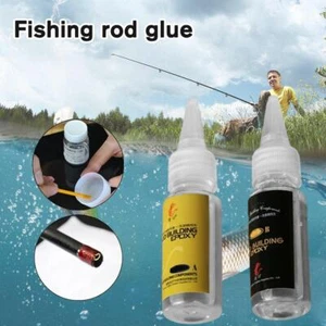 2pc Fishing Rod Building Epoxy Thread Coating Rod Building Epoxy A+B Glue ·New - Picture 1 of 10