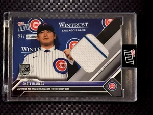 Tarjeta Jersey TOPPS NOW EVENT WEAR RELIQUIA CHICAGO CUBS SHOTA IMANAGA RC #OS27 97/99 - Imagen 1 de 2