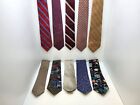 Lot Of 10 Silk Ties Vtg. To Now