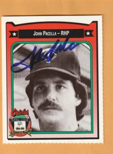John Pacella Baltimore Orioles AUTO Signed 1991 Crown Card Bohemia New York 14B - Picture 1 of 2