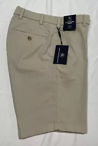 HART SCHAFFNER MARK FLAT FRONT STONE SHORTS MENS SIZE 30 - Picture 1 of 12