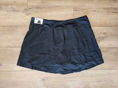 Crane Tennis Skort Skirt Womens XXL Black Pull On Pickleball Pockets Athletic - Image 1 of 4