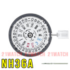 NEW SEI KO (SII) NH35A NH36A Automatic Movement With Stem Date at 3 White