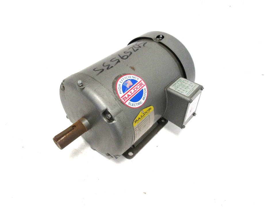 NEW BALDOR MM3611 MOTOR 2.2KW 208-230/460V 1725RPM 1-7/64" DIA. - Image 1 of 3