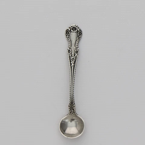 Antique Gorham Cambridge Sterling Silver Salt Spoon Stock #274 Cover