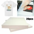 Versatile Heat Transfer Paper for Craft and Clothing Projects 20pcs Pack